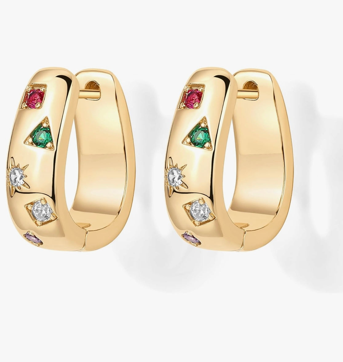 Multicolor stone Huggies